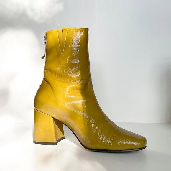 About Arianne Nico Soller Green Leather Boots – Women’s Size 8.5 - Picture 2 of 7
